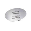 postkasseskilt-oval-solv