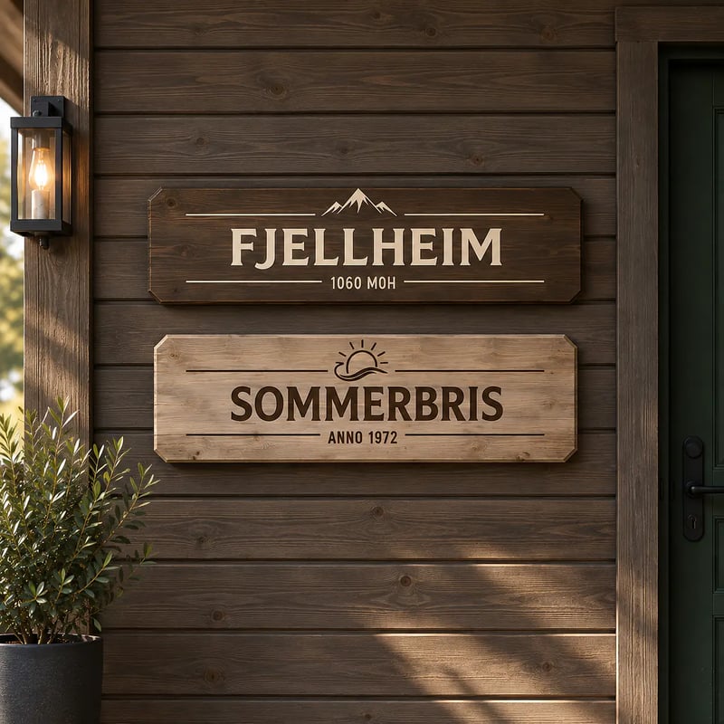 Cabin sign
