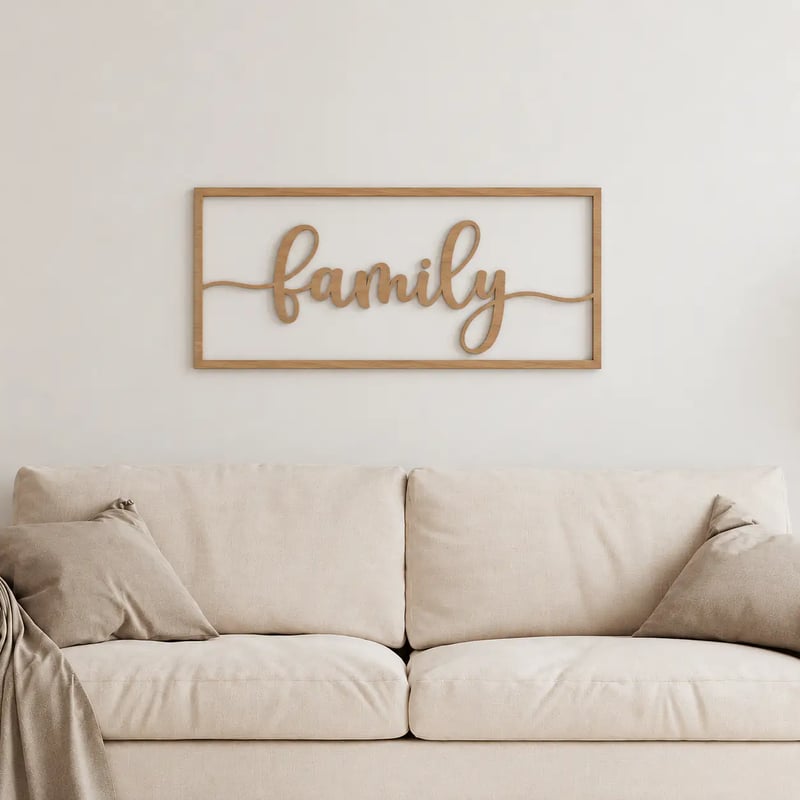Family - veggdekor