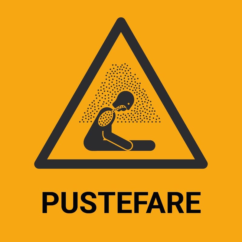 Pustefare – ISO 7010