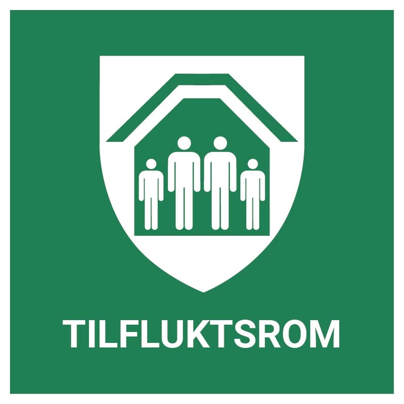Tilfluktsrom – ISO 7010