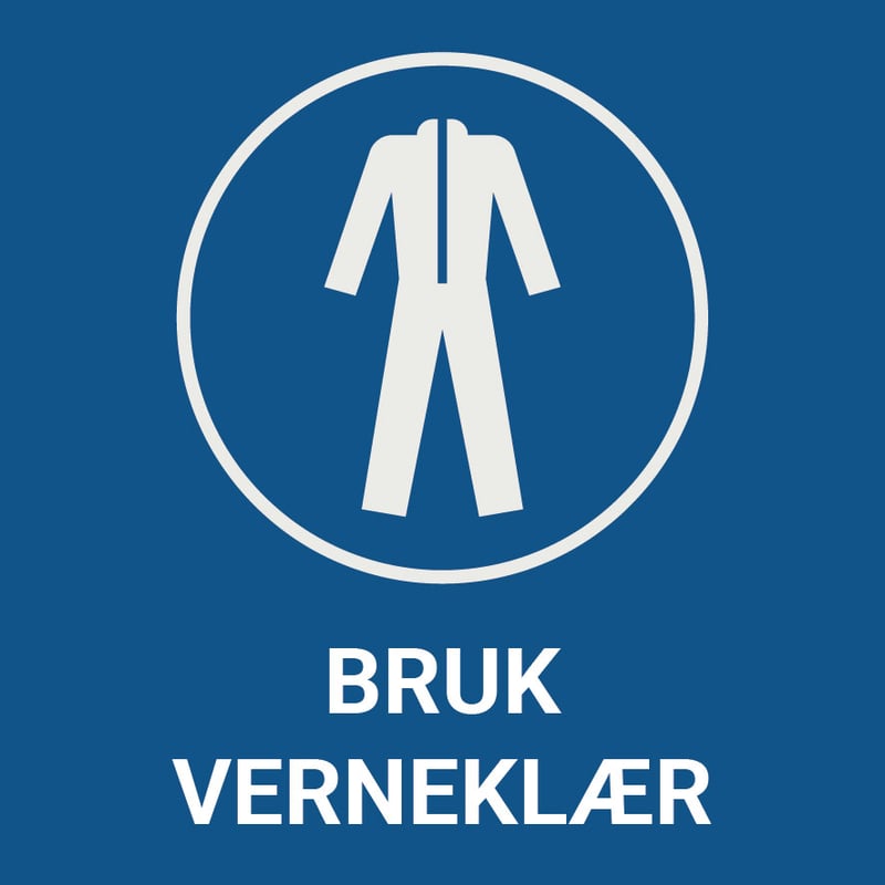 Bruk verneklær – ISO 7010